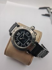 Orologio Cartier Pasha Seatimer ref. 2790 Cassa Acciaio Automatico 40 mm Quadrante Nero