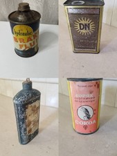 Lotto 4 Lattine Vintage Varie