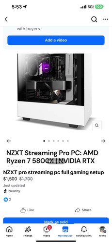 Nzxt pro streaming - pc, bundle