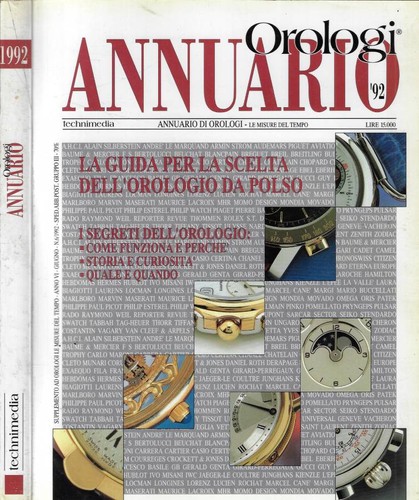 Annuario orologi misure - annuario, orologi-le