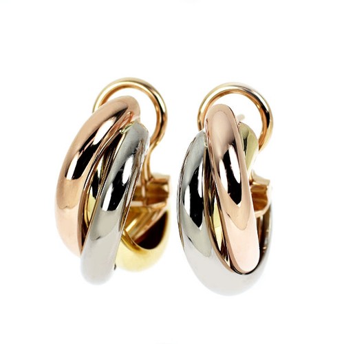 Orecchini cartier k18yg pg - orecchini, k18yg/wg/pg