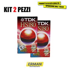 KIT 2 PZ. Videocassetta VHS
