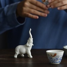  2 PCS Bianco Elefanti in