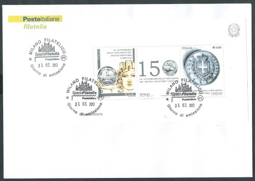 2012 italia fdc poste italiane - italia,
