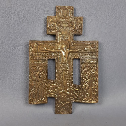 Antico crocifisso bronzo - crocifisso,