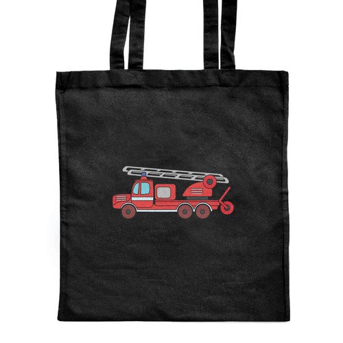Borsa shopper red fire truck - 'red, truck'