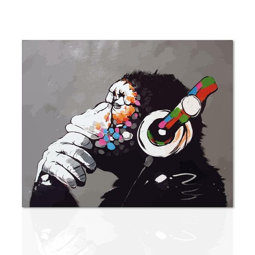 Quadro moderno banksy - quadro, dj