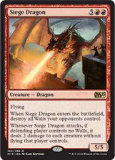 MTG SIEGE DRAGON EXC - DRAGO