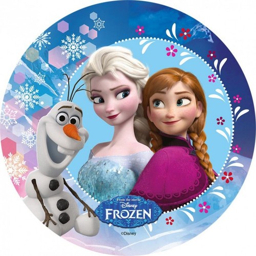 Cialda frozen decorazione - cialda,