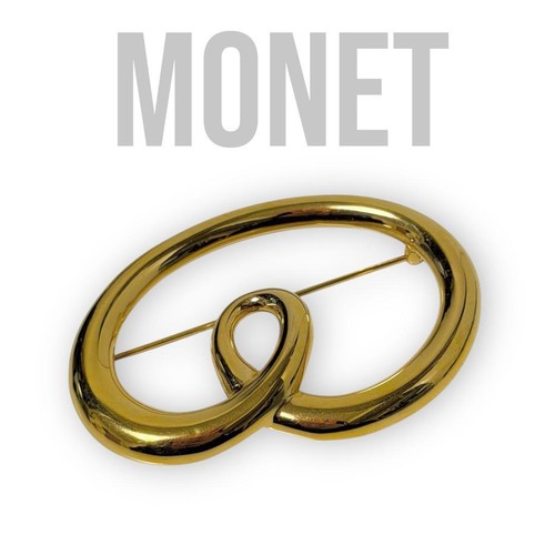 Monet spilla vintage - spilla, oro