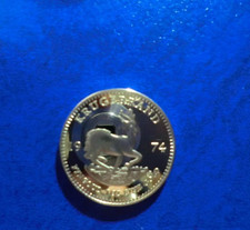 Sud Africa. moneta placcata d'oro  del 1974