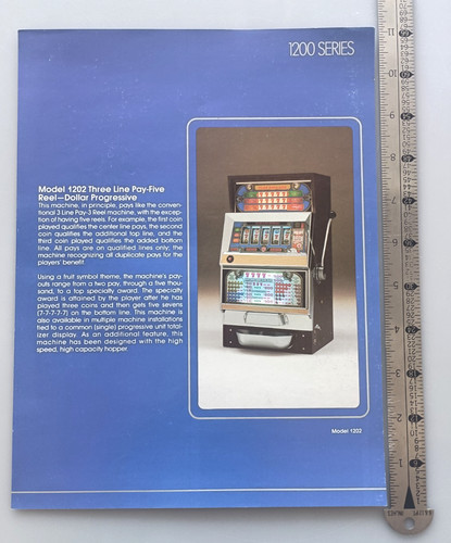 Bally 1200 series slot - bally,
