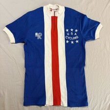 Maglia ciclismo vintage anni 70 squadra USA Kopa made in France taglia 3 olimpica