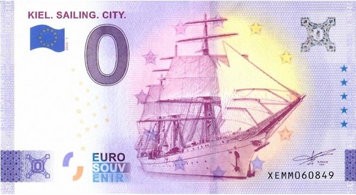 Banconota euro chiglia - banconota,
