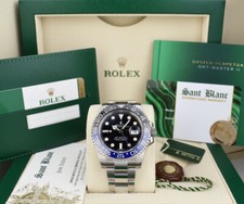 ROLEX Stainless GMT Master II Batman SCATOLA ETICHETTE CARTE 116710 BLNR SANT BLANC
