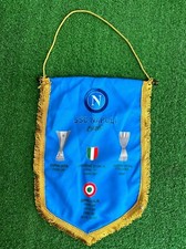Pennant Gagliardetto NAPOLI ROMA Match Worn Banderin Indossata No Maglia Shirt