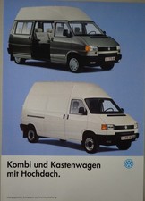 Depliant / Brochure VW Bus T4