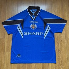 Manchester United Third Football Shirt 1996/98 Adults Medium Umbro E770