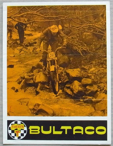 Brochure vendita moto bultaco - brochure,