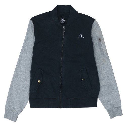 Felpa converse uomo blu grigia - converse,