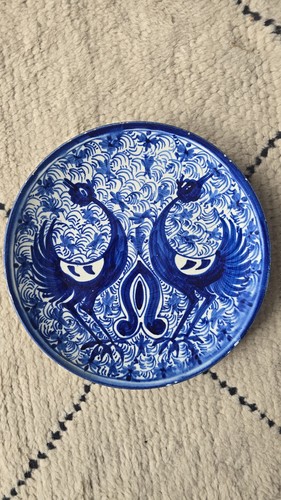 Vintage raro grande piatto - -,