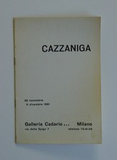 Giancarlo Cazzaniga Galleria Cadario, 1961 Mino Ceretti Gianfranco Ferroni 