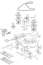 Supporto deflettore erba