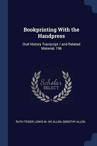 Teiser bookprinting with the - -,