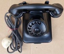 vintage telefono a disco in bachelite Siemens Milano