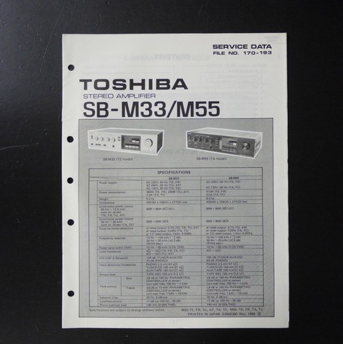 Originale toshiba m33 - toshiba, sb-m33/m55