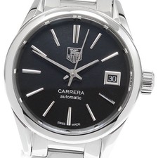 Orologio automatico da donna TAG HEUER Carrera WAR2410.BA0776 data quadrante nero_918292