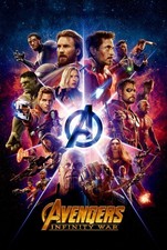 Insegna Poster Film Avengers Infinity War 8x12 Metallo [B] Iron Man, Hulk