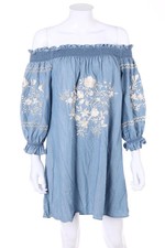 ZARA Vestito Abito Jeans Stile