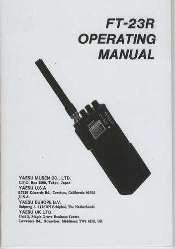 Nuovo yaesu 23r - nuovo,
