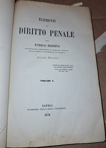 Elementi diritto penale - di,
