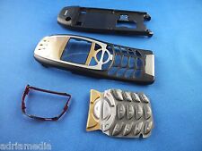 Nokia 6310 6310i Front Back Cover barra infrarossi JETBLACK tastiera originale NUOVO