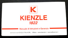 KIENZLE 1822 - GARANZIA - LIBRETTO  - USATA