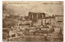 Primi '900  Gagliano Aterno Abruzzi Castello del Barone Lazzaroni FP BN