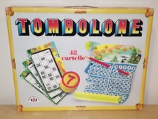 TOMBOLONE edizione marca stella 48 cartelle tombola bingo gioco vintage natale 