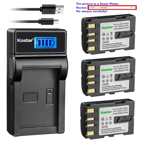 Kastar battery lcd - kastar, charger