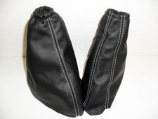 Opel Zafira A cuffia cambio e freno pelle nera