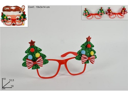 Occhiali alberi natale con - natale,