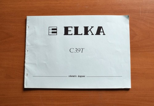 Elka c39t service manual - elka,