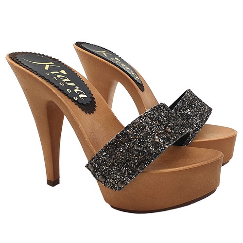 Zoccoli donna glitterati - zoccoli,