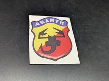 FIAT ABARTH 38MM LOGO ADESIVO 3D SIGLA EMBLEMA FREGIO STEMMA SCRITTA BADGE TARGA