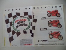 advertising Pubblicità 1993 MOTO DUCATI 888/888 SP5/888 RACING