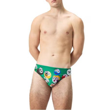 SPEEDO Fundies 5 cm costume da bagno uomo slip nuoto swim lettera piscina spiaggia vacanza