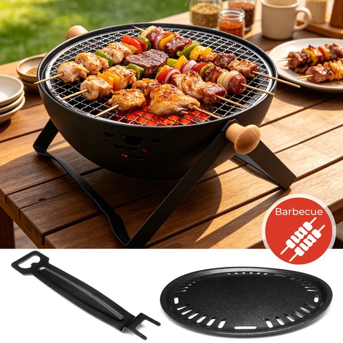 Barbecue pieghevole carbone - barbecue,