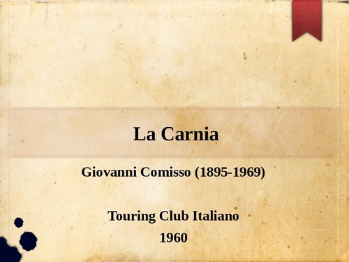 Carnia giovanni comisso - la,