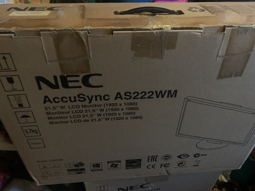 Monitor lcd nec accusync - nec, 21,5"